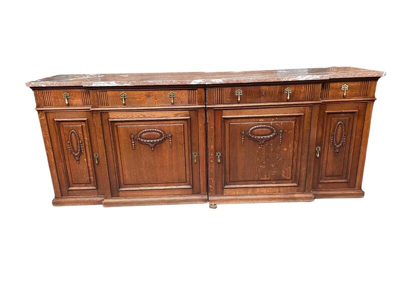 Long sideboard from Belgium circa 1900
