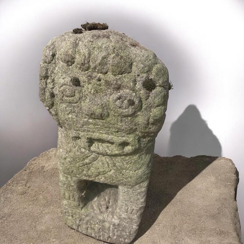 Garden ornaments in hardstone from southern China