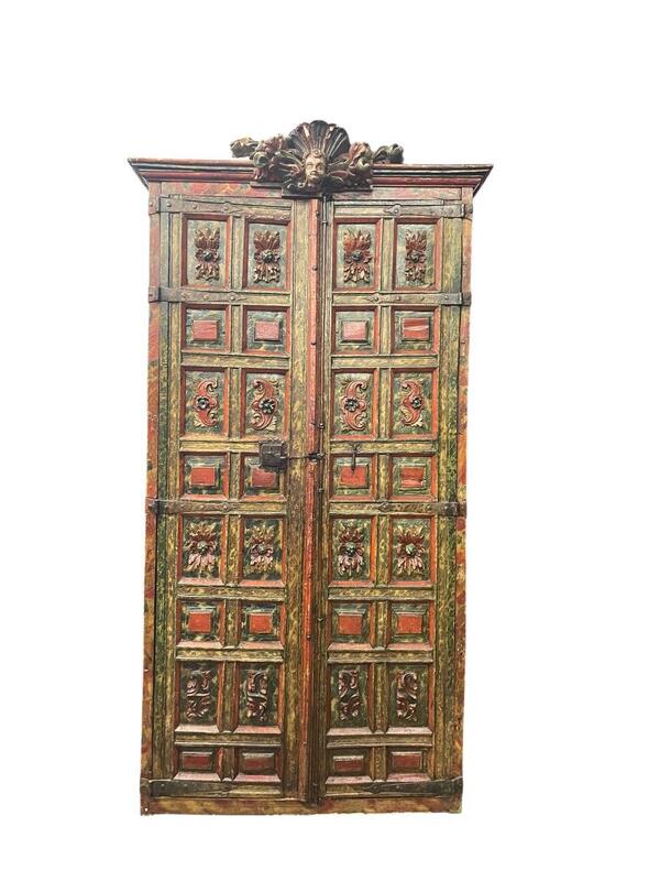 Spanish patented original church cabinet   Circa 1800